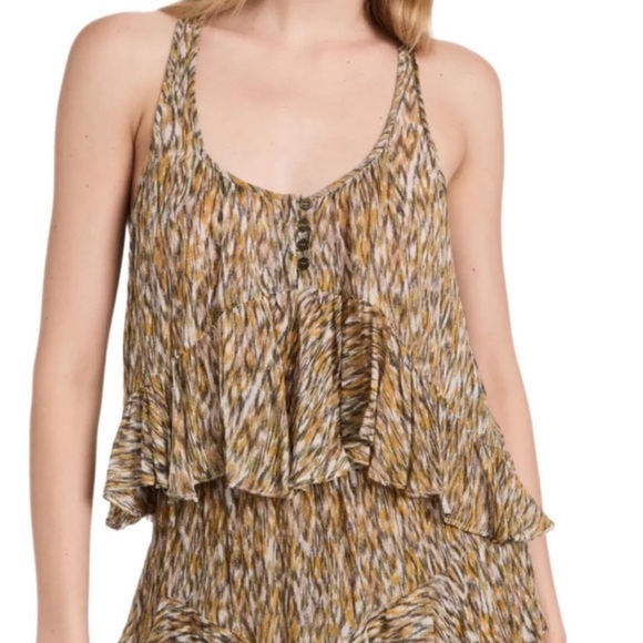 Isabel Marant Étoile Sliema Printed High-Low Tank - Picture 3 of 13